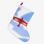 Aviation Christmas Stocking Grote Kerstsok (Voorkant (Hangend))
