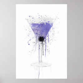Aviation Cocktail Poster