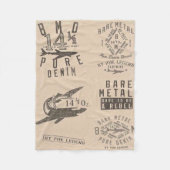 AVIATION FLEECE DEKEN (Voorkant)