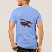 Aviation Mannen Basic T-Shirt (Achterkant)