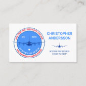 Aviation Professional Cool Volledig  Visitekaartje (Voorkant)