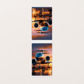 "Aviation Professional Visitekaartje" Visitekaartje (Buitenkant ongevouwen)