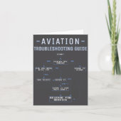 Aviation Troubleshooting Guide - Funny Air Mechani Kaart (Voorkant)