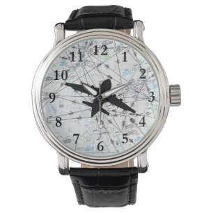 Aviation Watch, Cadeau voor Pilot, Vaderdag Cadeau Horloge