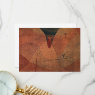 Aviatische evolutie door Paul Klee Bedankkaart