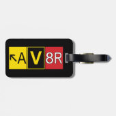 Aviator - AV8R - Bagagelabel (Achterkant horizontaal)