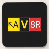 Aviator - AV8R - Bier Onderzetter (Voorkant)