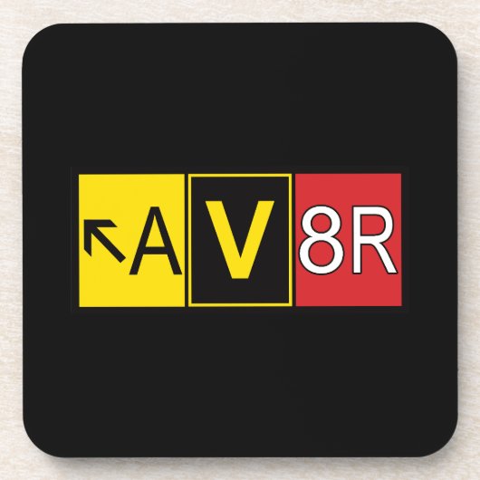 Aviator - AV8R - Bier Onderzetter (Voorkant)