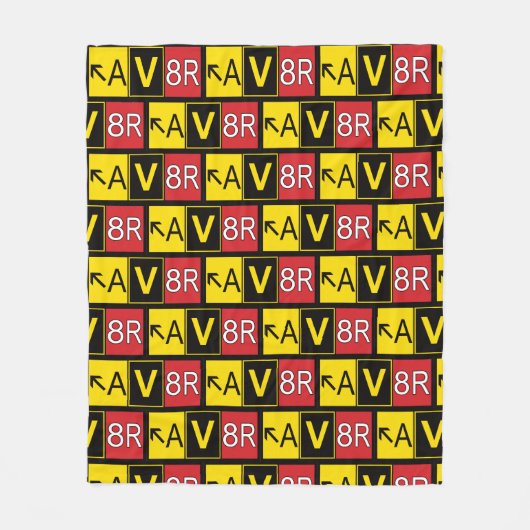 Aviator - AV8R - Fleece Deken (Voorkant)