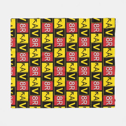 Aviator - AV8R - Fleece Deken (Voorkant (Horizontaal))