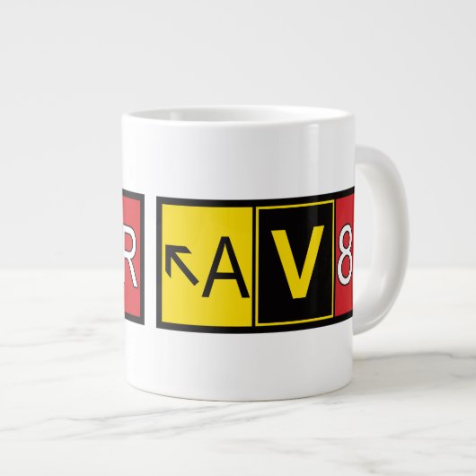 Aviator - AV8R - Grote Koffiekop (Voorkant rechts)
