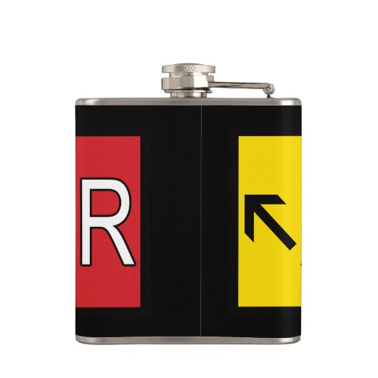 Aviator - AV8R - Heupfles (Achterkant)