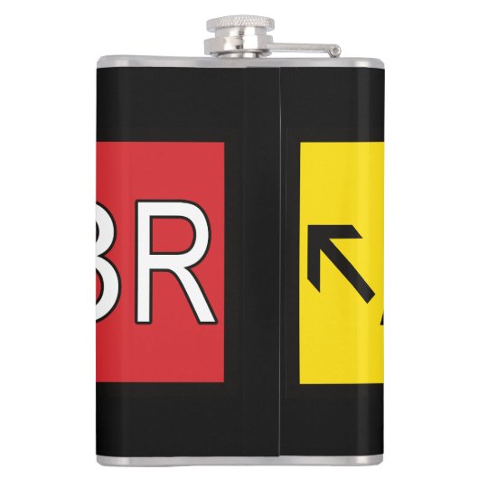 Aviator - AV8R - Heupfles (Achterkant)