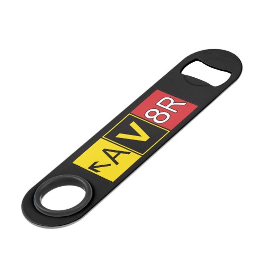 Aviator - AV8R - Speed Flessenopener (Voorkant Gekanteld)