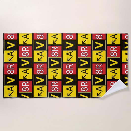 Aviator - AV8R - Strandlaken (Voorkant)