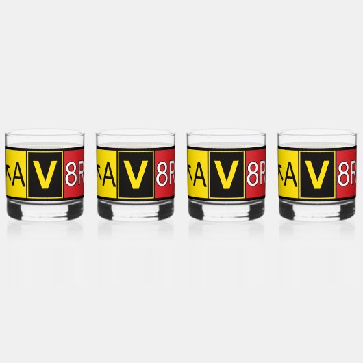 Aviator - AV8R - Whisky Glas (Achterkant)