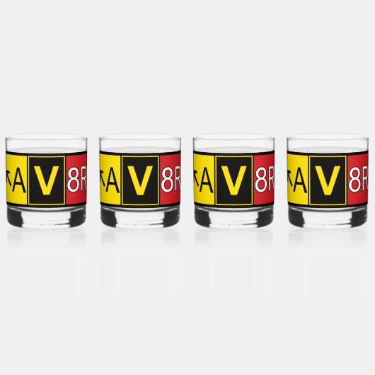 Aviator - AV8R - Whisky Glas (Voorkant)