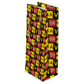 Aviator - AV8R - Wijn Cadeautas (Achterkant Gekanteld)