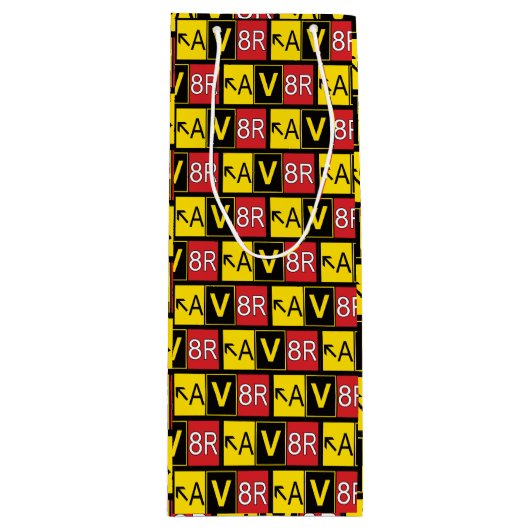 Aviator - AV8R - Wijn Cadeautas (Voorkant)