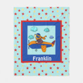 Aviator Beer, Cute Personalized Kind Fleece Deken (Voorkant)