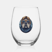 Aviator Bulldog Wijnglas Zonder Voet (Voorkant)