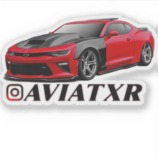 Aviator Custom Sticker (Voorkant)