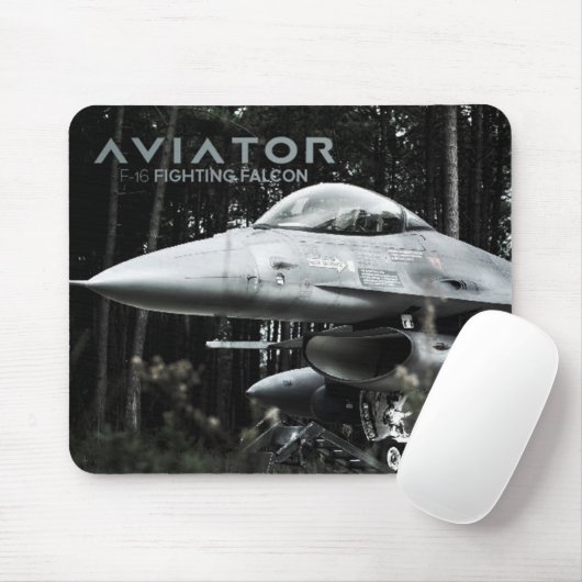 Aviator F-16 Strijd tegen valk Muismat (Met muis)