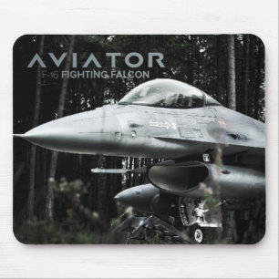 Aviator F-16 Strijd tegen valk Muismat