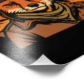 Aviator Fox Flying Foxy Wings Foto Afdruk (Hoek)