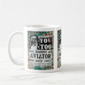 Aviator - Funny  Retro Koffiemok (Links)