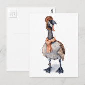 Aviator Goose Briefkaart (Voorkant / Achterkant)