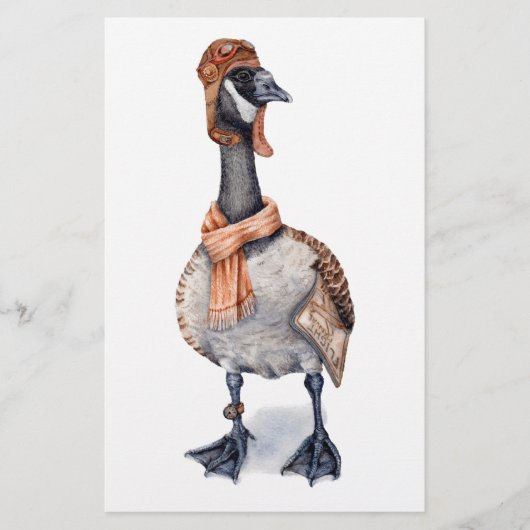 Aviator Goose Briefpapier (Voorkant)