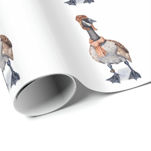 Aviator Goose Cadeaupapier (Rol Hoek)