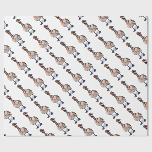 Aviator Goose Gift Wrap Cadeaupapier (Vlak)