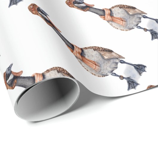 Aviator Goose Gift Wrap Cadeaupapier (Rol Hoek)