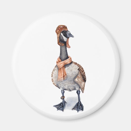 Aviator Goose Magneet (Voorkant)