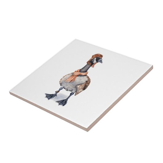 Aviator Goose Tegeltje (Zijkant)