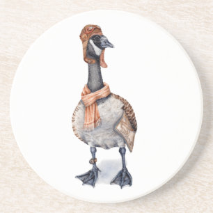 Aviator Goose Zandsteen Onderzetter