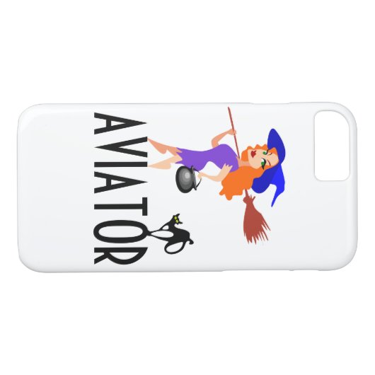Aviator grappig aanpasbaar Case-Mate iPhone case (Achterkant (Horizontaal))
