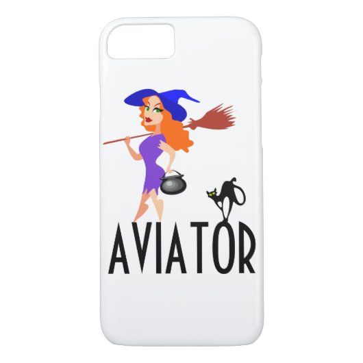 Aviator grappig aanpasbaar Case-Mate iPhone case (Achterkant)