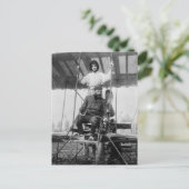 Aviator Henri Farman en Wife, begin jaren 1900 Briefkaart (Staand voorkant)