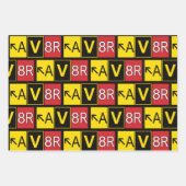 Aviator Inpakpapier Vel (Voorkant)