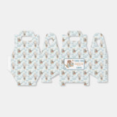 Aviator Party Pilot Beer Birthday Blue Hartelijk d Bedankdoosjes (Uitgevouwen)