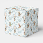 Aviator Party Pilot Beer Birthday Blue Hartelijk d Bedankdoosjes (Achterkant)