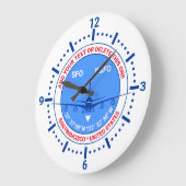 Aviator, piloot, reisbegeleider grote klok (Hoek)