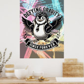 Aviator Pinguïn Poster (Keuken)