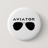 Aviator SUnglazen Silhouette Ronde Button 5,7 Cm (Voorkant)