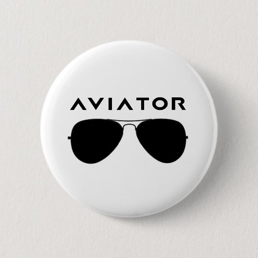 Aviator SUnglazen Silhouette Ronde Button 5,7 Cm (Voorkant)