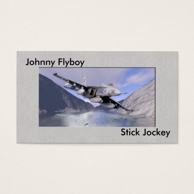 Aviator Visitekaartjes (Voorkant)