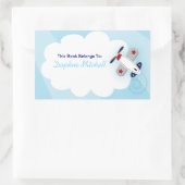 Aviator Vliegtuig Custom Book Bord Sticker (Tas)